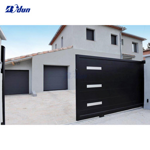 swing slide aluminum iron entrance main gate electric folding gate with automatic motor