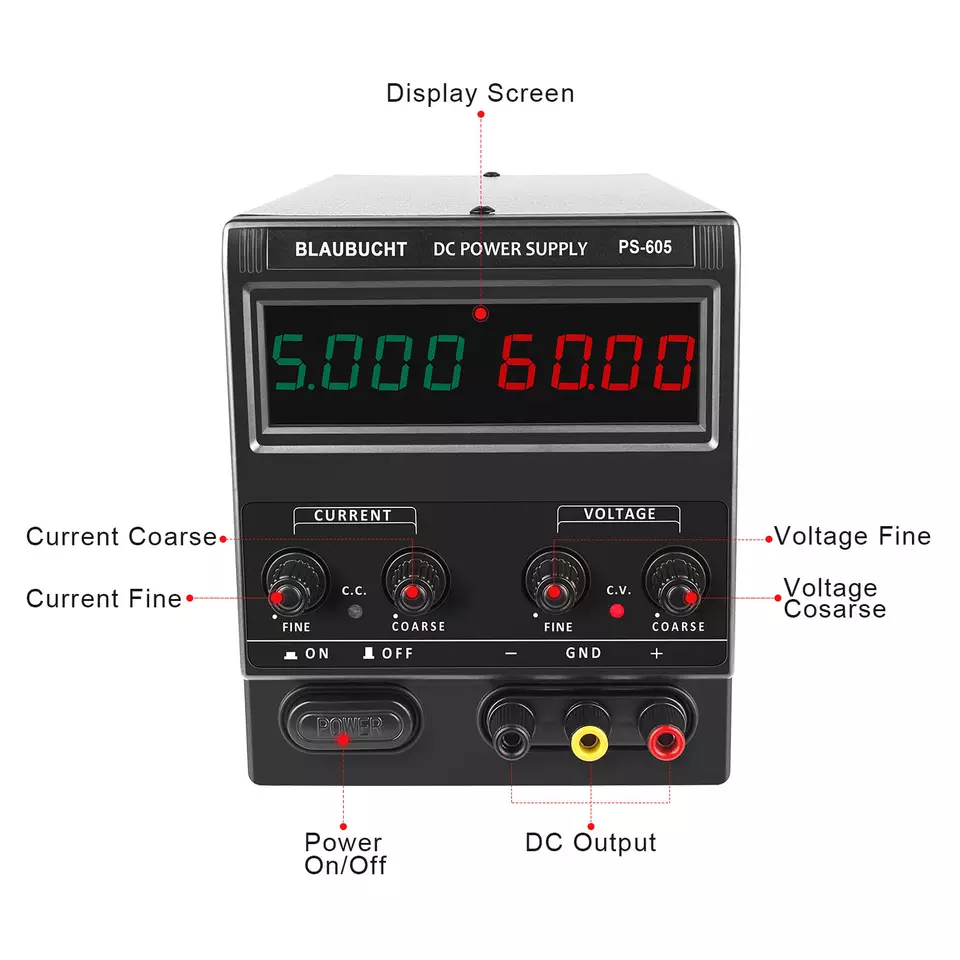 PS-605 60V 5A Smps Regulated Power Supply PC Circuit Adjustable Power Supplies Variable Mobile Switching Supply Led Power