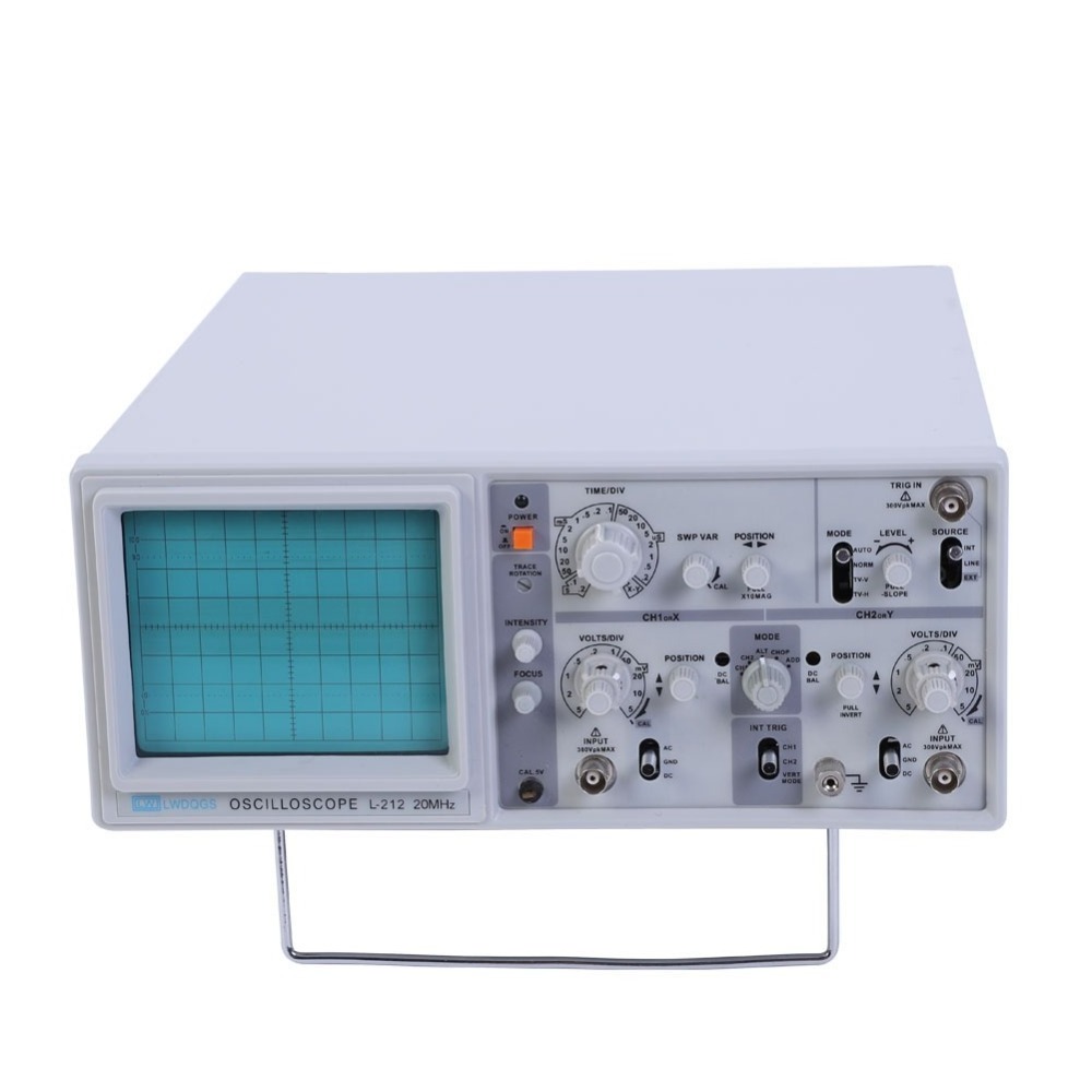 LW L-50100 100MHZ Analog Oscilloscope Dual Channel Desktop Oscilloscope for Laboratory Teaching