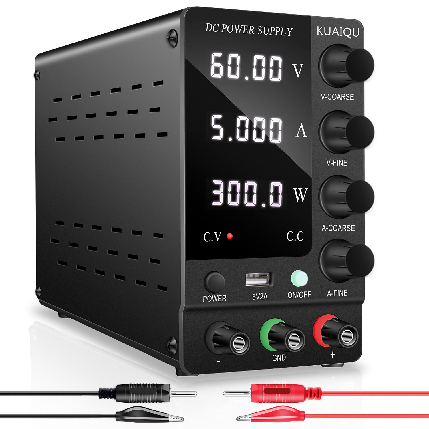 NICE-POWER 60V 5A 300W Desktop Regulated Power Supply Digital Adjustable DC Switching Power Supply SPS-C605 Battery Charger