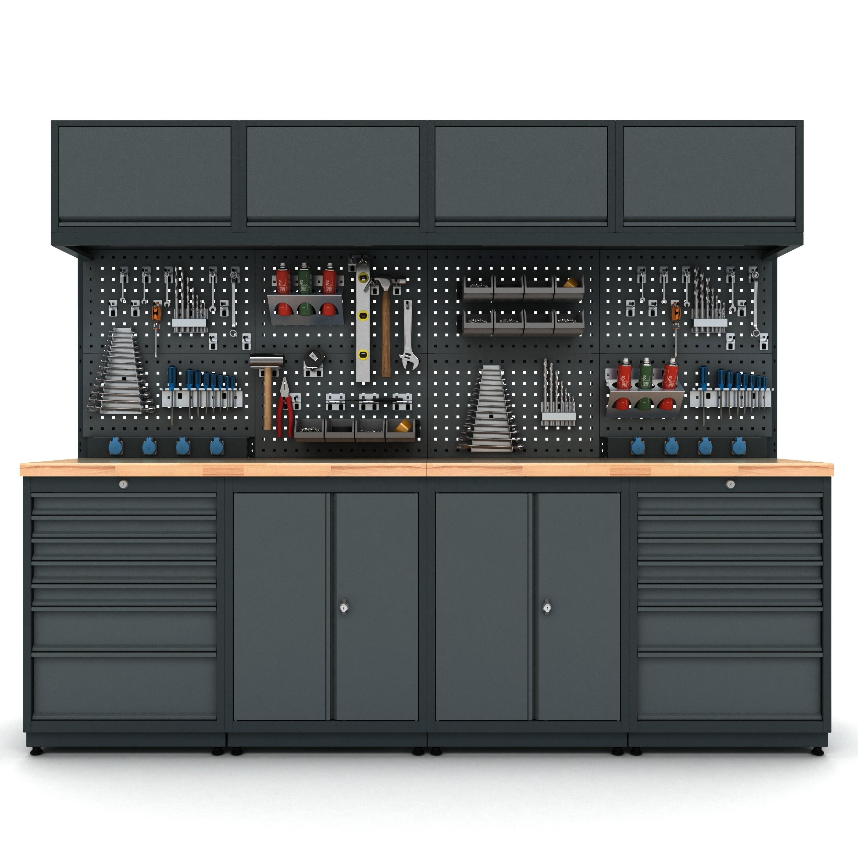 Modular Tool Cabinet System for Mechanic Garages