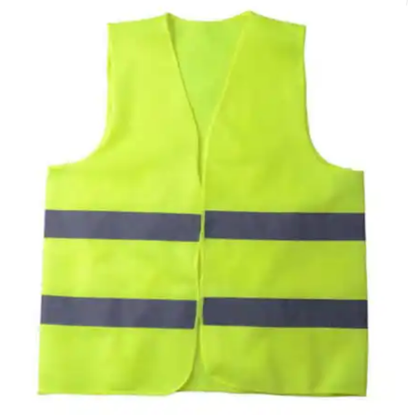 Customized public reflective 100% polyester reflective jacket, high visibility reflective vest night cycling vest