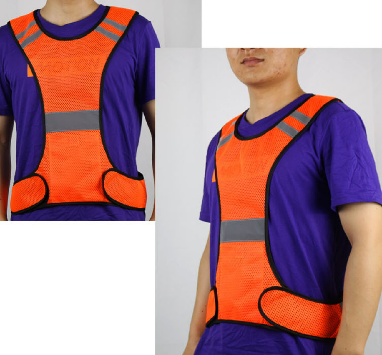 Wholesale Reflective Gear High Visibility Reflective Safety Vest for Running Jogging Biking