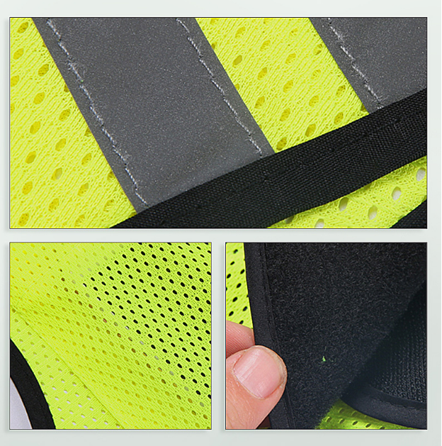 Wholesale Reflective Gear High Visibility Reflective Safety Vest for Running Jogging Biking