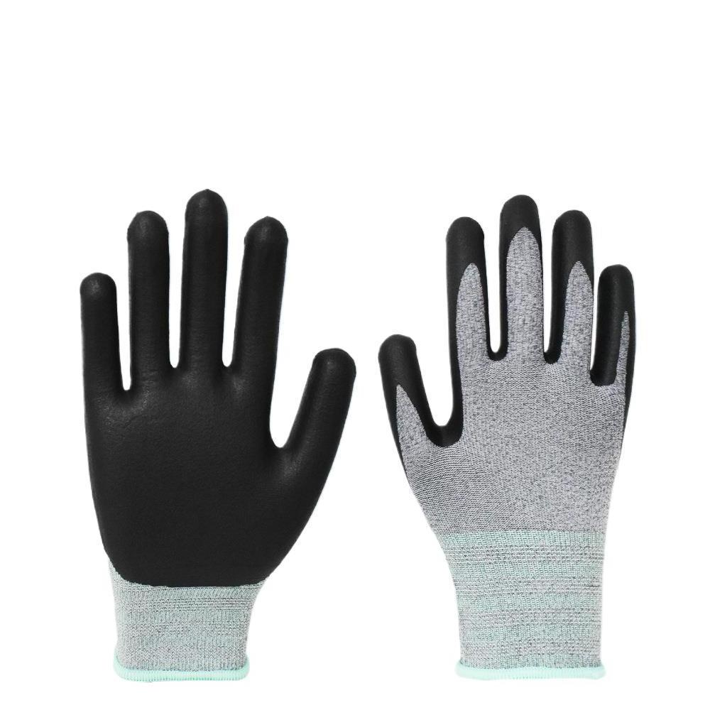 15 Gauge High Flex Nylon Spandex Foam Nitrile Coated Gloves Anti-Cut Work Safety Hand Protection Manufacturer Direct