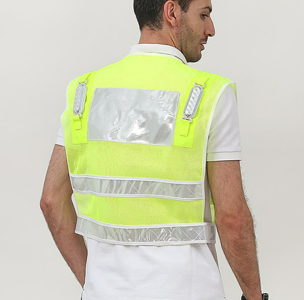 Direct sales grid vest reflective vest safety suit fluorescent vest riding reflective