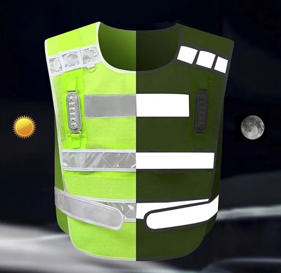 Direct sales grid vest reflective vest safety suit fluorescent vest riding reflective