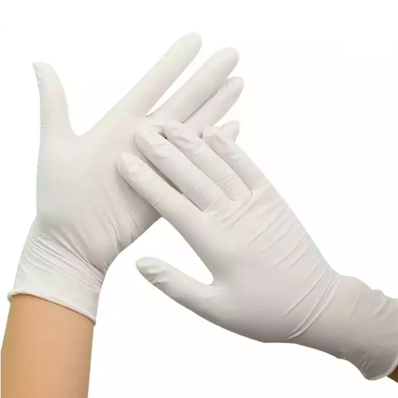 Blue nitrile gloves latex work protective gloves