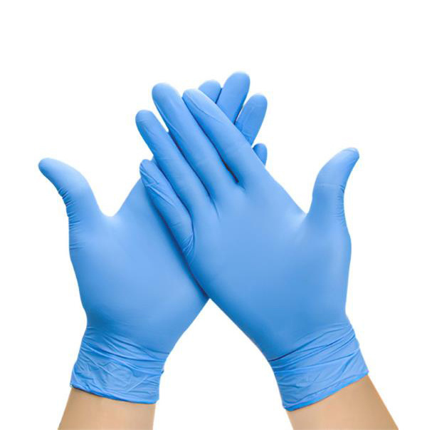 Best Blue Disposable Nitrile Gloves Touchntuff for Mechanics powder free Polyco bodyguard nitrile gloves