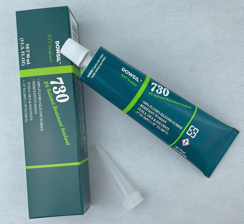 Dao Corning 730 anti-solvent sealant one-component fluorosilicone (anti-solvent). Deacidification and curing; room curing