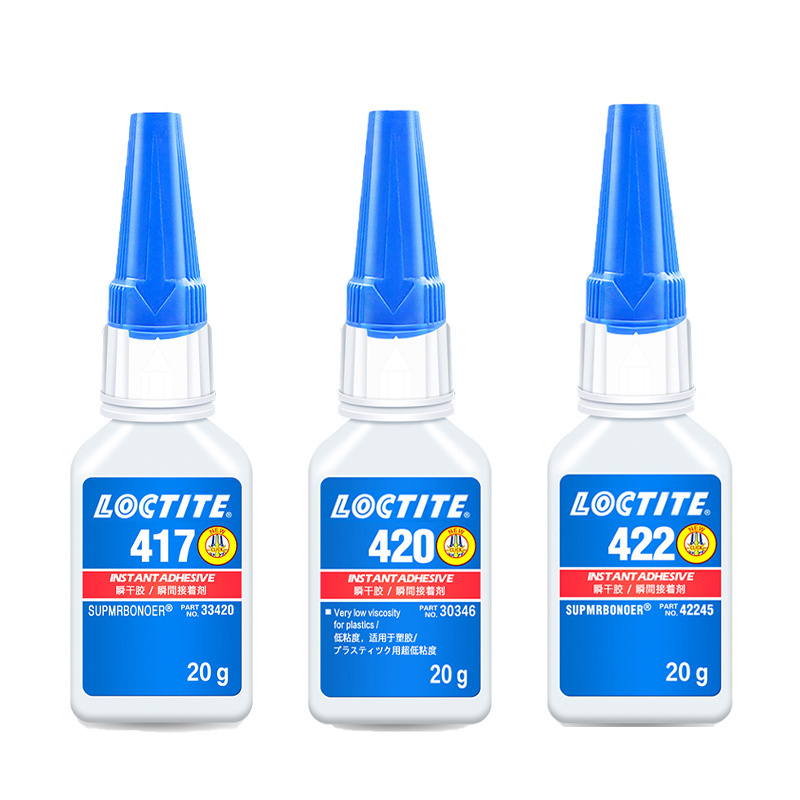 20G Loctiter 417 420 422 Super Instant Dry Glue High Viscosity Adhesive Metal Glass Bonding