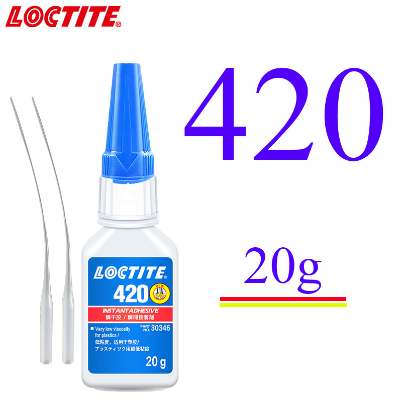 20G Loctiter 417 420 422 Super Instant Dry Glue High Viscosity Adhesive Metal Glass Bonding