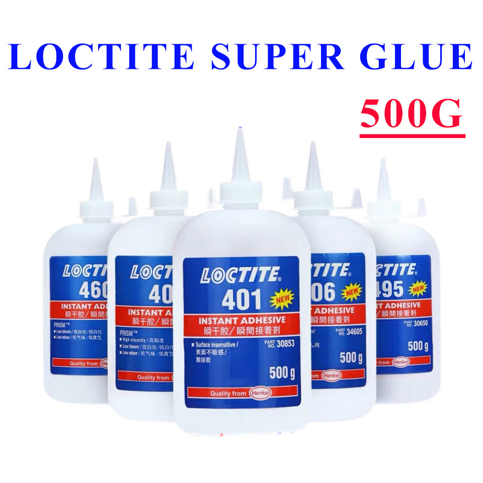 500G Super Glue Loctiter 406 495 480 403 Instant Glue Liquid For Plastic Rubber Metal Ceramic Repairing Not Whitish And Odorless