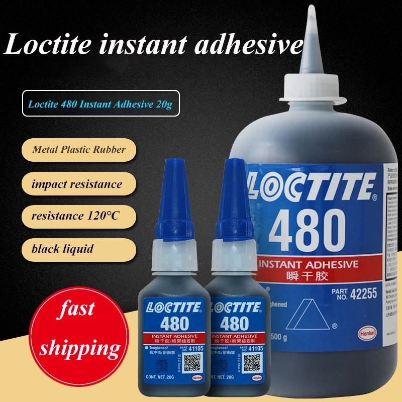 500G Super Glue Loctiter 406 495 480 403 Instant Glue Liquid For Plastic Rubber Metal Ceramic Repairing Not Whitish And Odorless