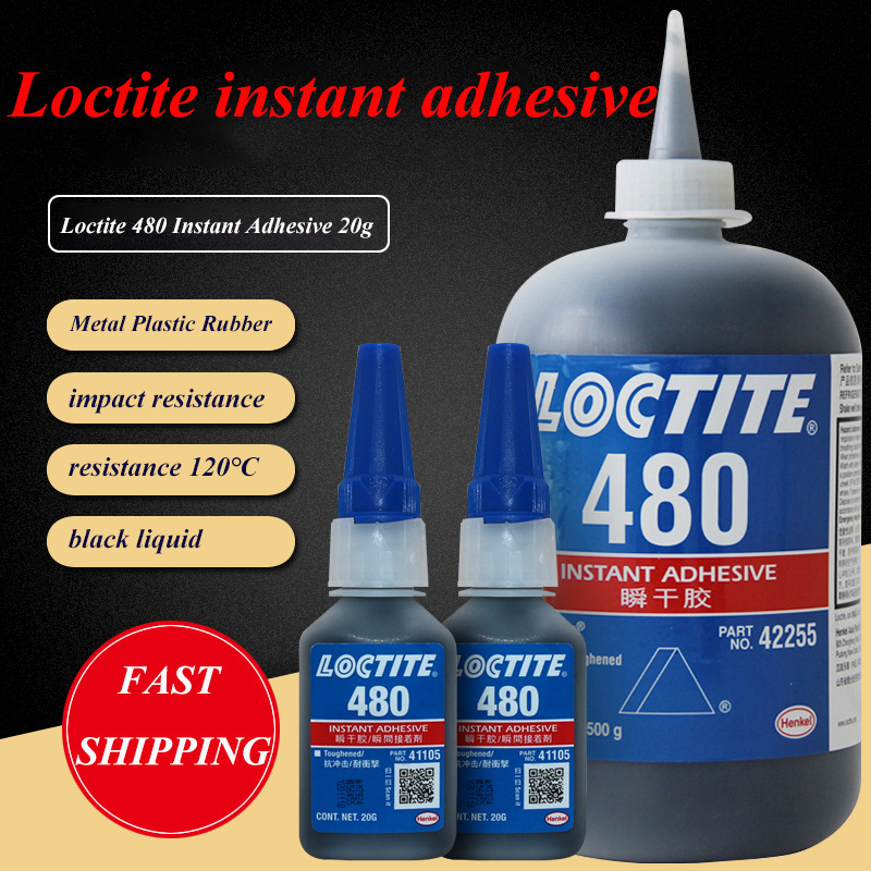 20Ml Loctiter 480 Black Instant Adhesive High-Strength Anti-Stripping  Hot And Humid Environment Tire Repair Rubber Super Glue