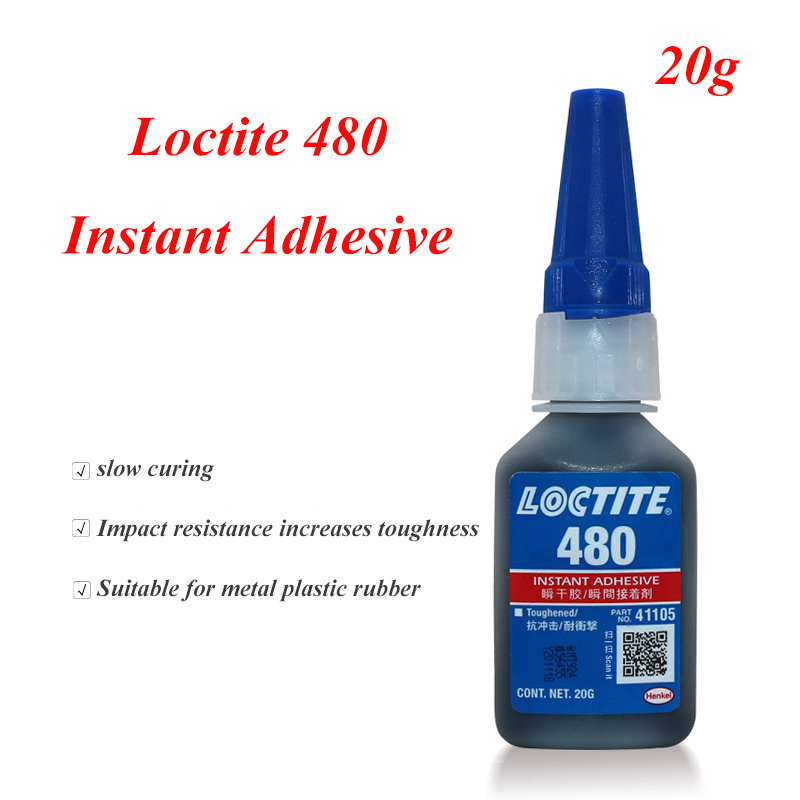 20Ml Loctiter 480 Black Instant Adhesive High-Strength Anti-Stripping  Hot And Humid Environment Tire Repair Rubber Super Glue