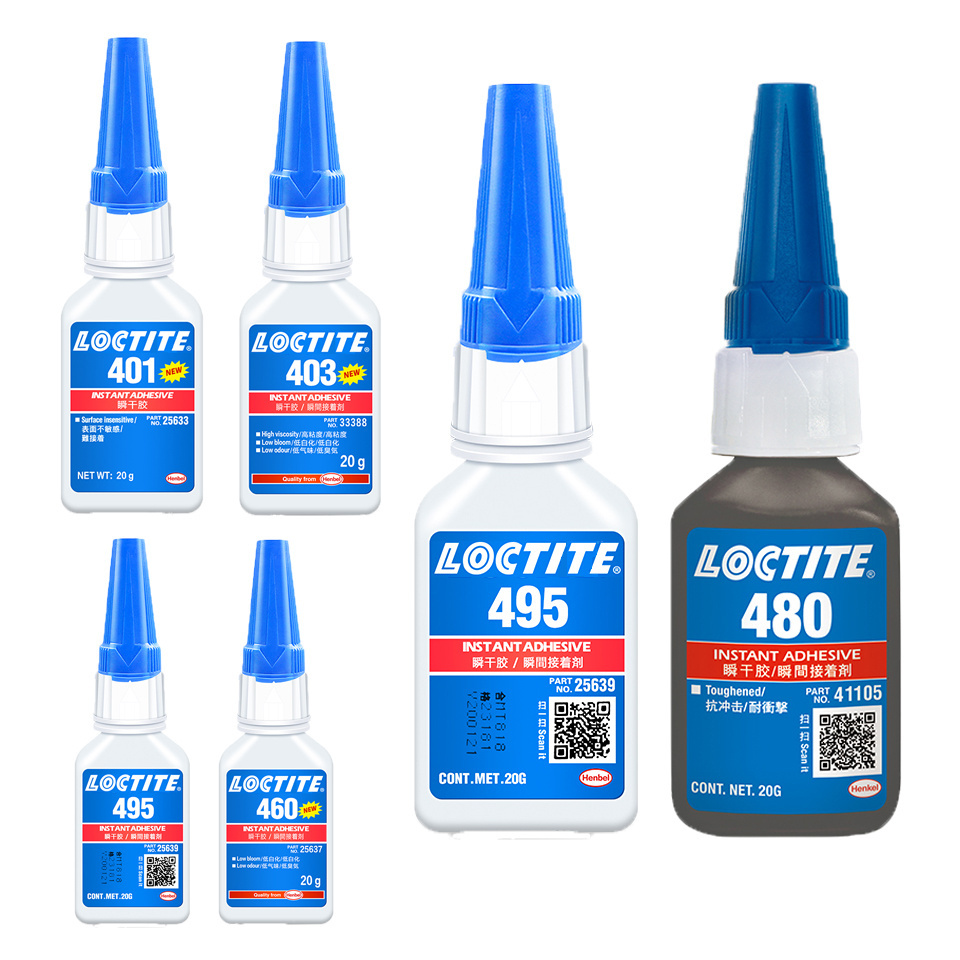 Super Glue Loctiter 401 406 495 480 403 460 495 4861 Instant Glue Liquid For Plastic Rubber Metal Ceramic Repairing Not Whitish