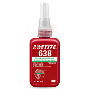 50Ml Loctiter 638 Bearing Glue High Viscosity Cylindrical Parts Permanent Glue Suitable For Large Gap Locking