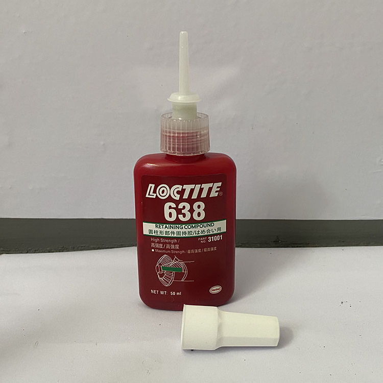 50Ml Loctiter 638 Bearing Glue High Viscosity Cylindrical Parts Permanent Glue Suitable For Large Gap Locking