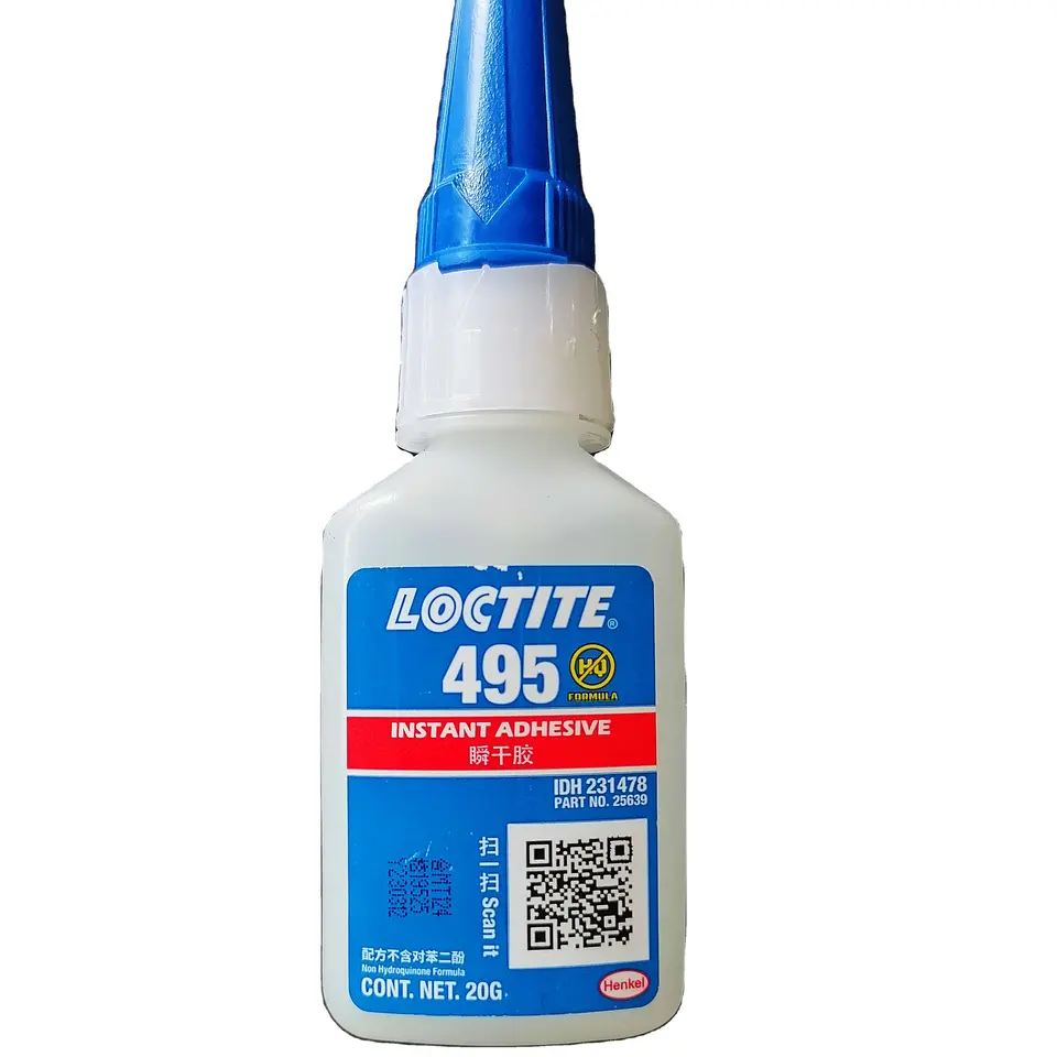 High Temperature Loctiter 401 406 410 495 480 490 Super Glue Curing Raw Material Adhesive