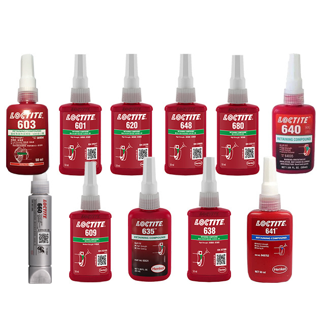 Original Loctit 620 50Ml Green Liquid Adhesives&Sealants Glues Retaining Compound For Belt Pulley And Gear Recovery