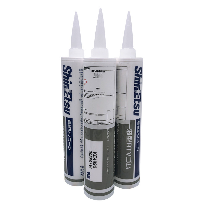 Shinetsu Ke-4890 Flame Retardant High Temperature Resistant Silicone Sealant For Sealing Aluminum Ceramic And Glass Adhesives