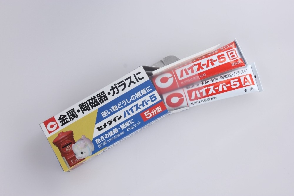 Japan Ceramic Metal Glue CA-186 Adhesive 5 Minutes AB Glue For CEMEDINE