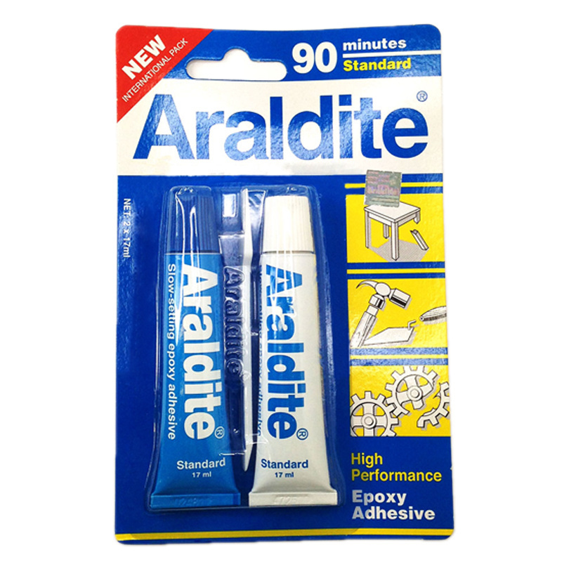 Araldite Transparent Strong Epoxy AB Glue Bonding Metal Jewelry