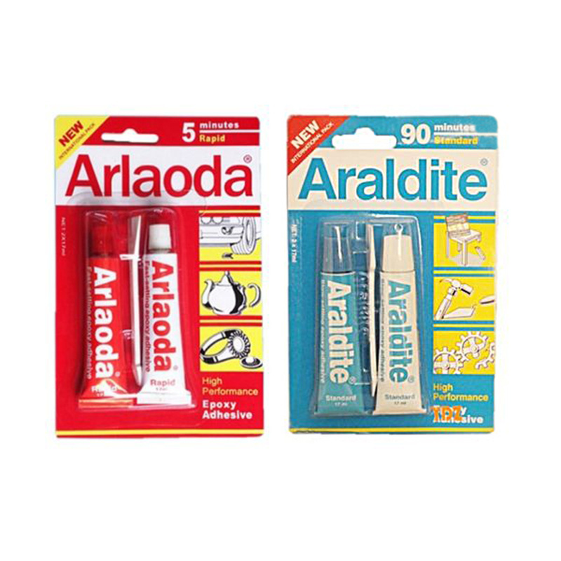 Araldite Transparent Strong Epoxy AB Glue Bonding Metal Jewelry