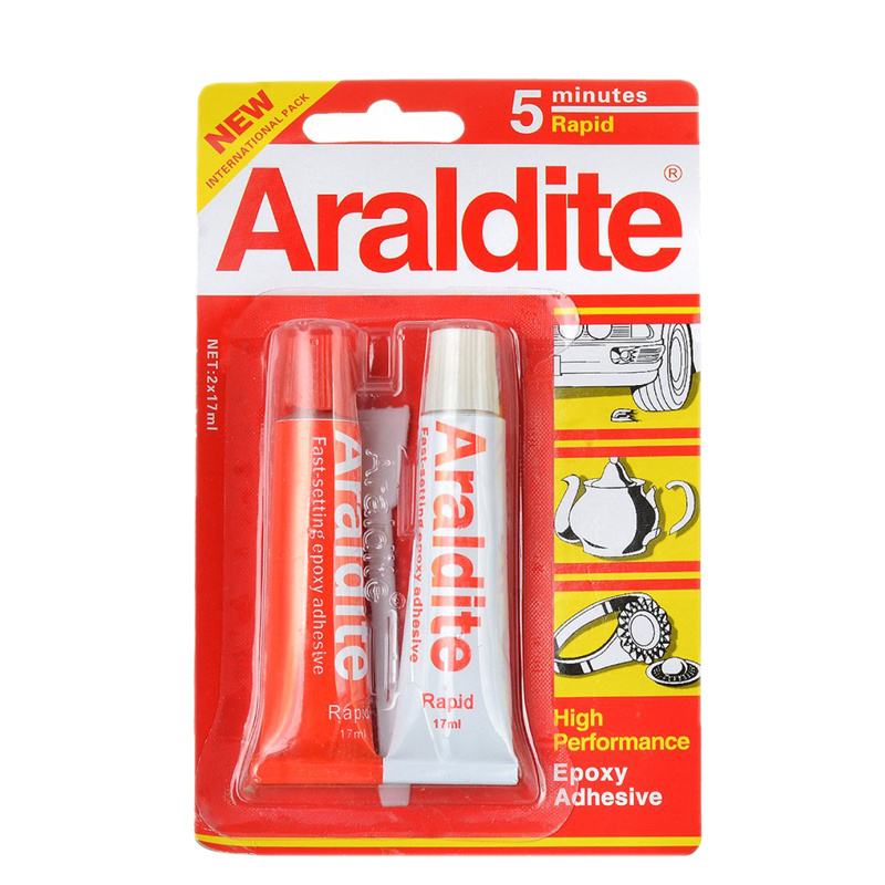 Araldite Transparent Strong Epoxy AB Glue Bonding Metal Jewelry