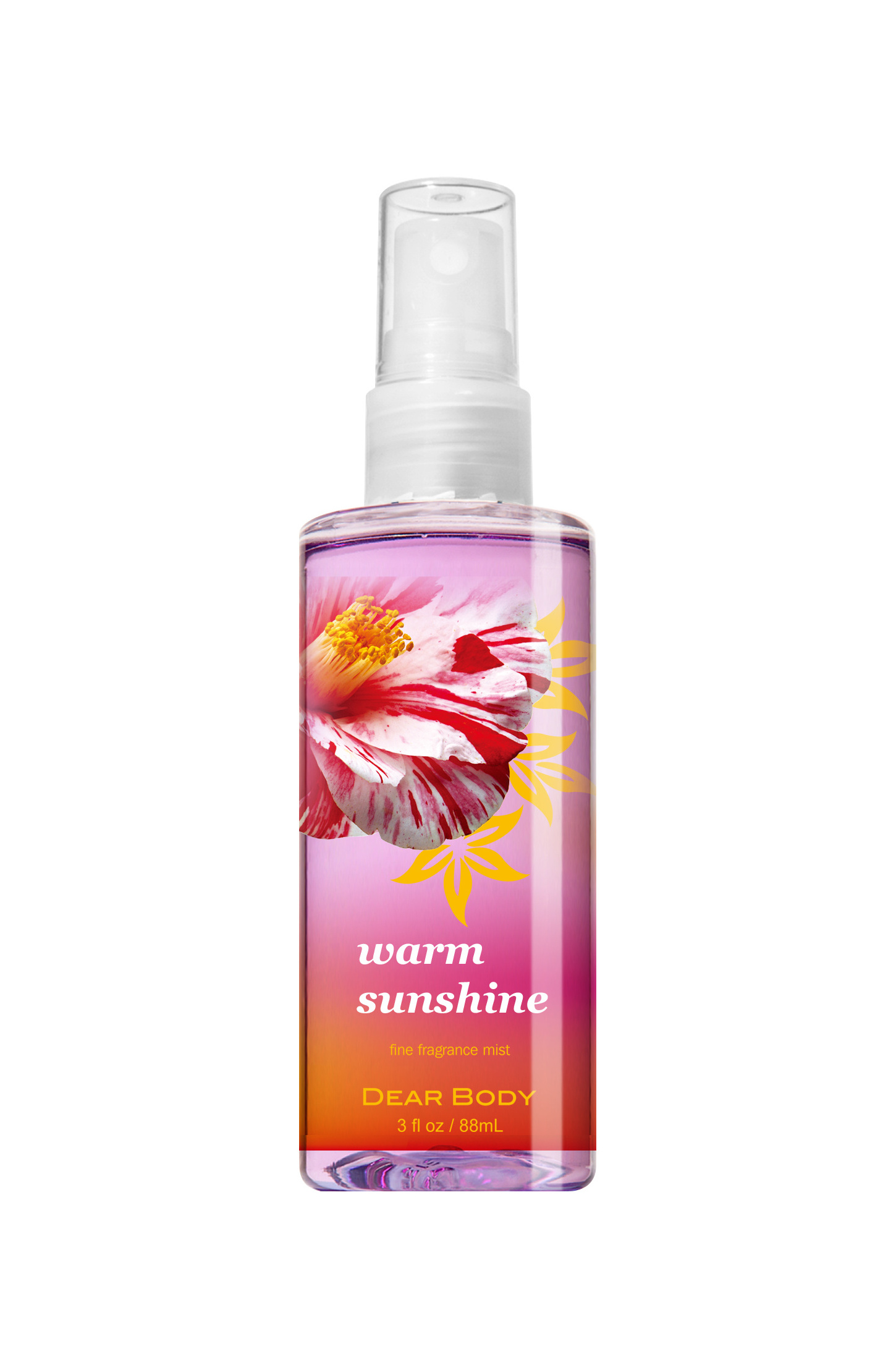 Dear body Brand High Quality Cherry Blossom Elegant Beauty Floral Scent Body Splash Perfume