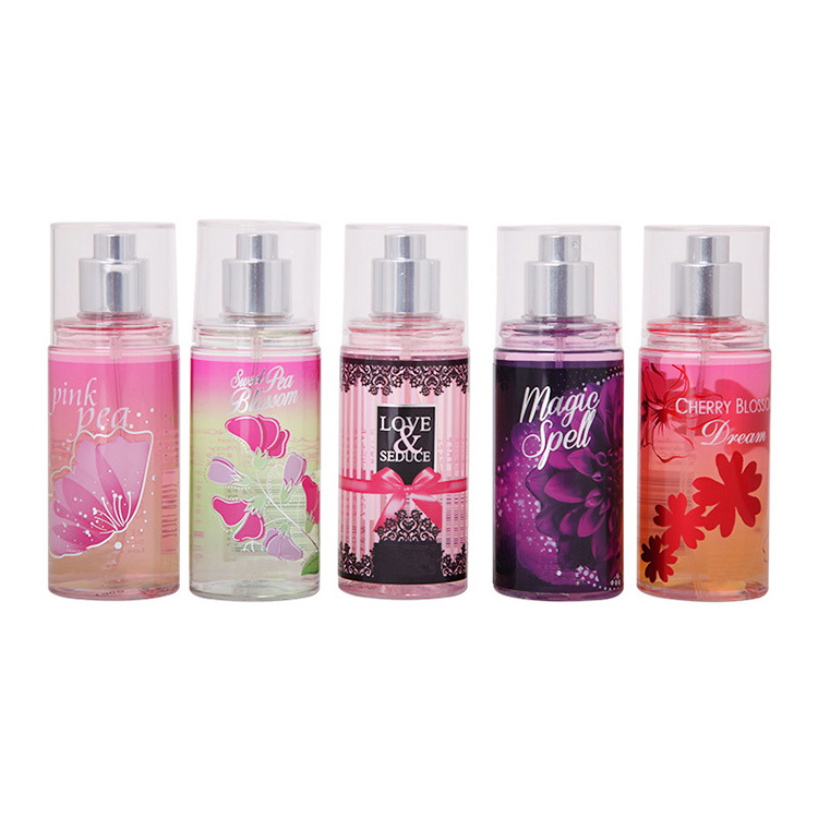 OEM Wholesale Private Label 200 ML Sweet  lady Perfume  Body Mist For Woman