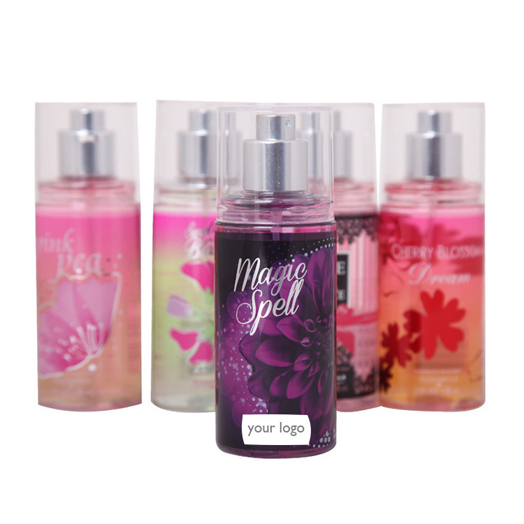 OEM Wholesale Private Label 200 ML Sweet  lady Perfume  Body Mist For Woman