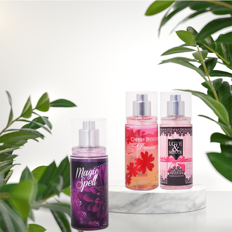 OEM Wholesale Private Label 200 ML Sweet  lady Perfume  Body Mist For Woman