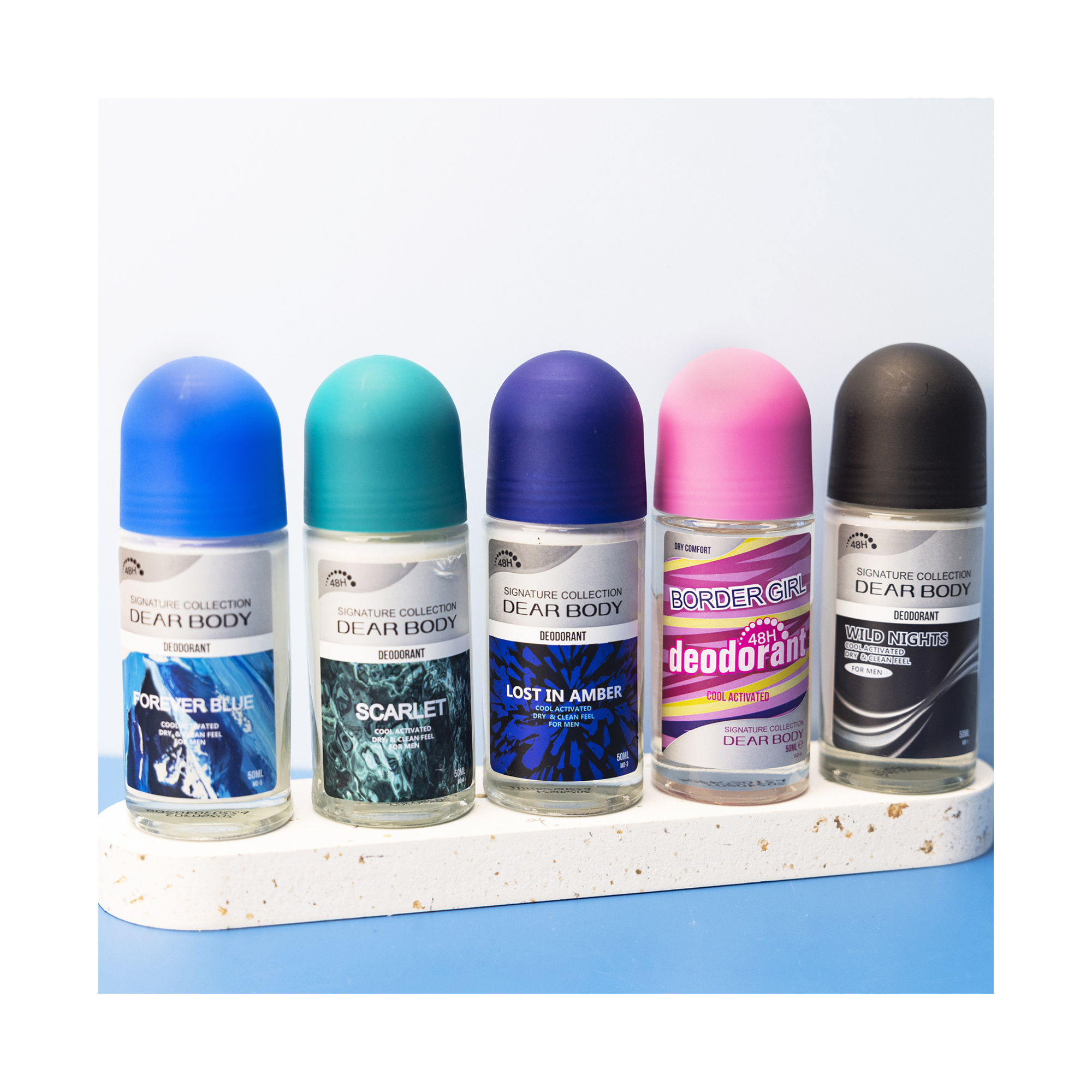 Hot selling 50ml deodorant OEM Antiperspirant Roll with china factory price