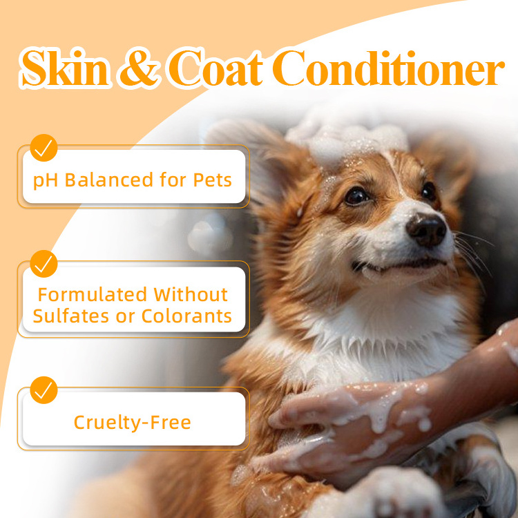 Private Label Pet Skin & Coat Conditioner 250ml Dog Shampoo And Conditioner Moisturizing Cat Hair Conditioner