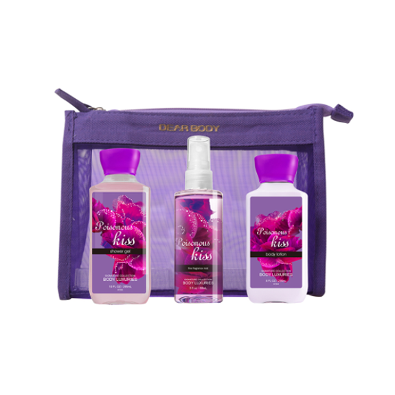 Christmas gift high quality skin care set nourishing body lotion body mist bath gift set