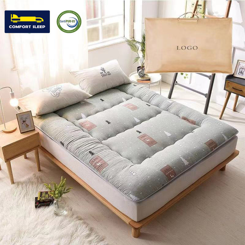 roll sleeping well full inch mattress stores near me colchon twin queen king double POLY FIBER memory foam mattress