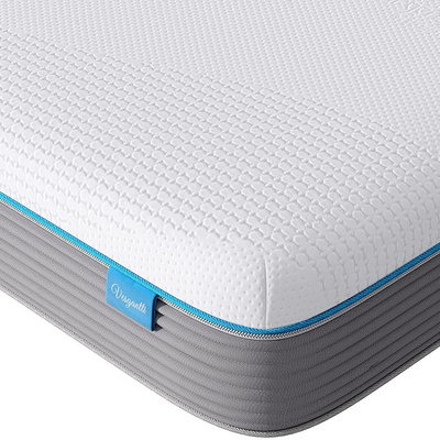 The best factory roll sleeping well full inch mattress colchon twin queen king double size natural gel memory foam mattress