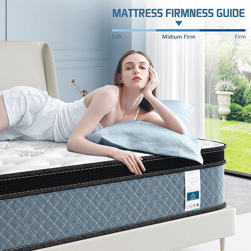 Wholesale Bed Memory Foam 12 Inch Compressed Vacuum Mattress Roll In Carton Box Coil Spring Mattress 7 Zone Memory Foam Mattress