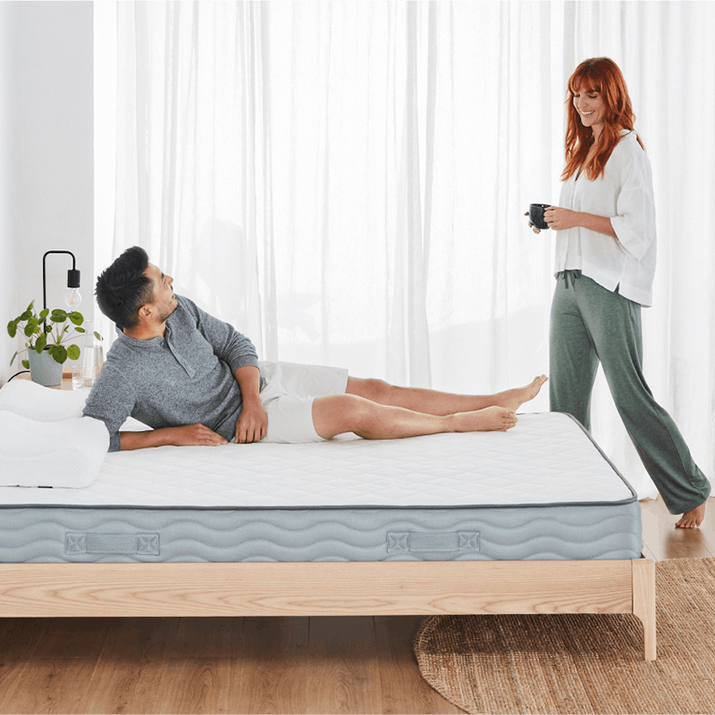 Single Spring Mattress Bedroom Furniture Support Medium Firm With Air Buffer Spring Gel Memory Foam Mattresses