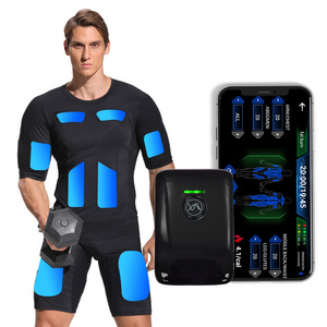 EMS Muscle Stimulator machine Fitness Whole body Training home system ems body silicone body suit