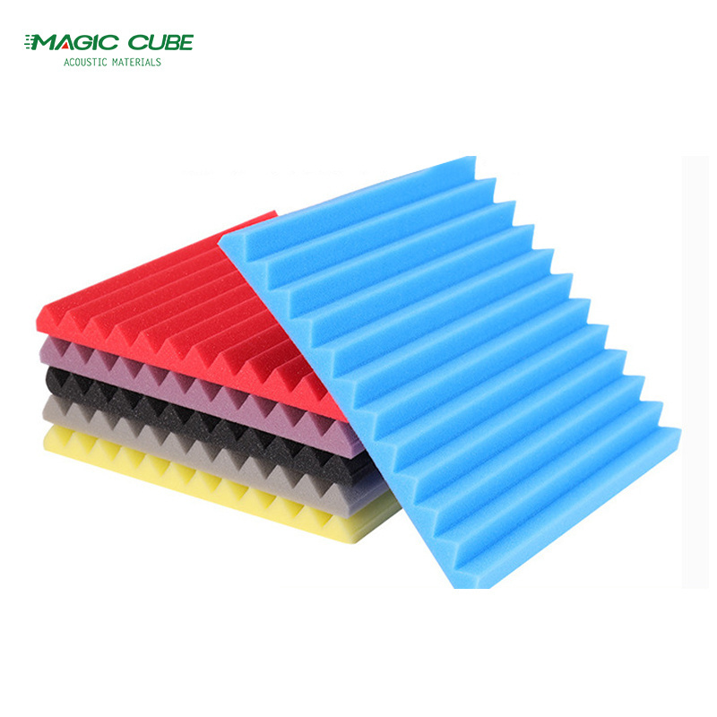 High quality wedge acoustic foam noise blocking foam padding for wall