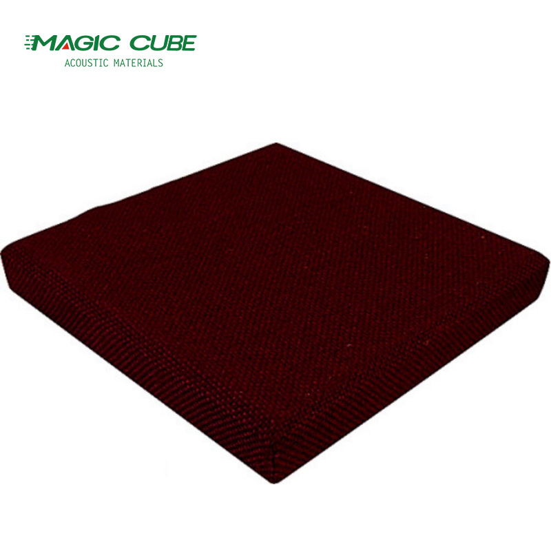 Hot Sale Fire Resistant Fabric Covered Acoustic Board Fiberglass Acoustic Panel for Walls