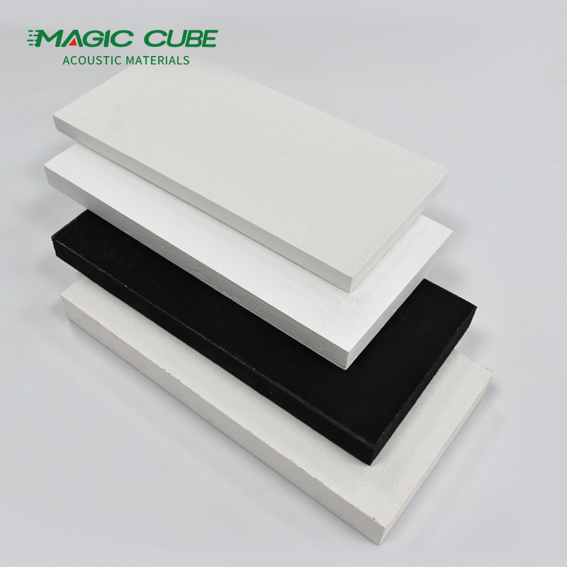 Wholesale Soundproofing Ceiling Mineral Fiberglass Ceiling Acoustical Tile Factory Glass wool Ceiling Panel Like Armstrong panel