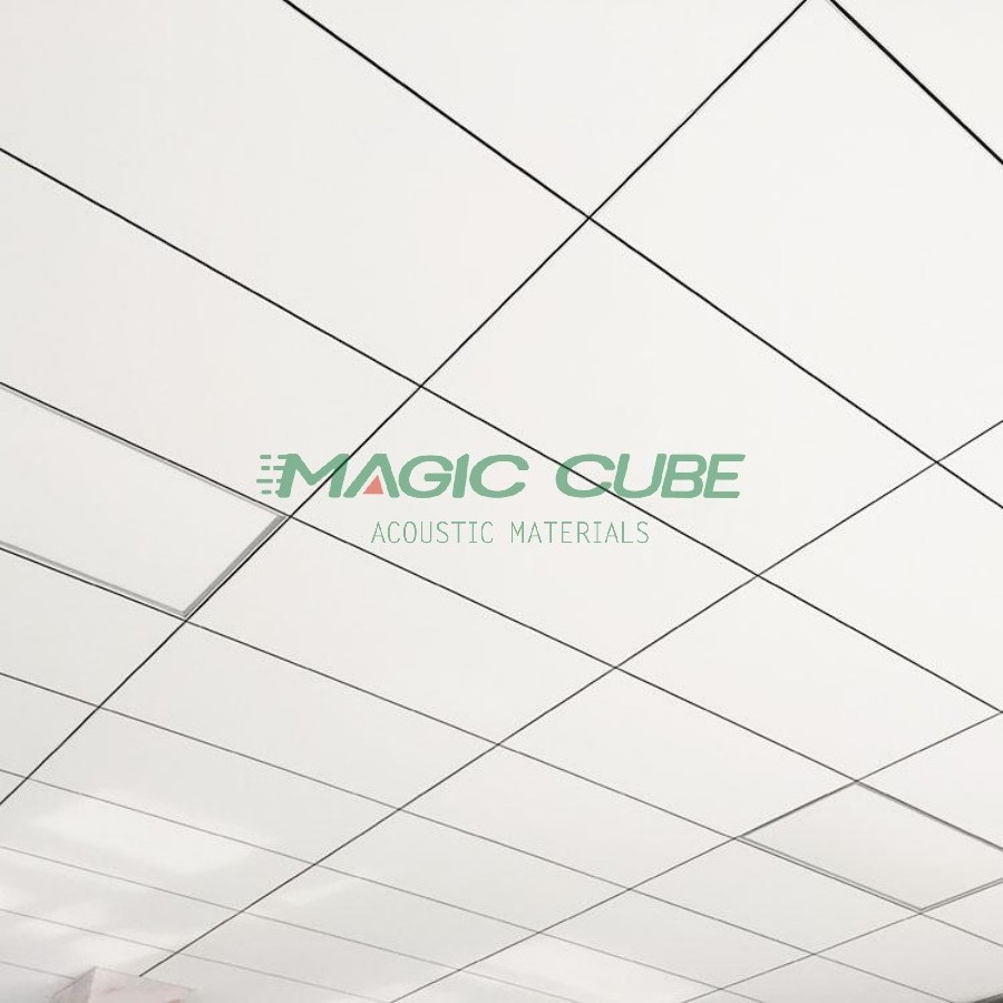 Sound Insulation Polyester Fibre Acoustic Ceilings Panel Suspended Clouds And Baffles