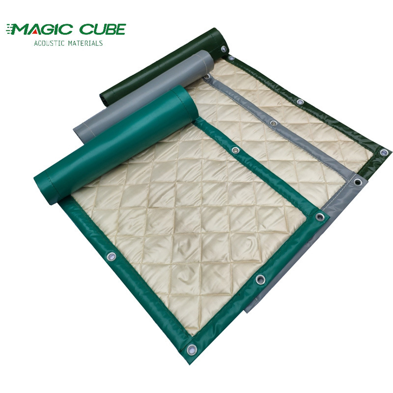 PVC Sound deadening insulation lower Sound insulation blanket Curtain Blocking Fence Barrier Install for Work