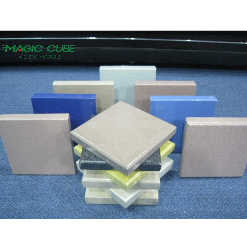 Sound proof Insulation fabric wrapped fiberglass panels