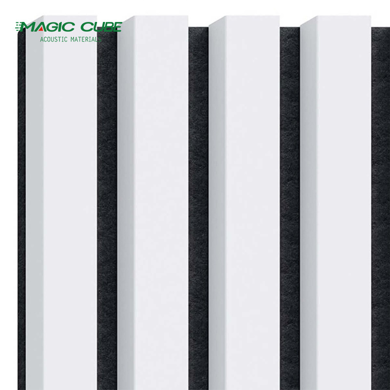 High quality sound-absorbing wooded slat MDF acoustic panel for wall decoration