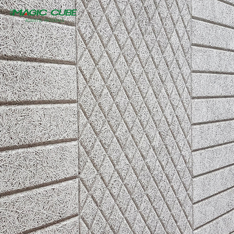 fireproof cement wood wool acoustic panel for interior wall decoration and noise reduction